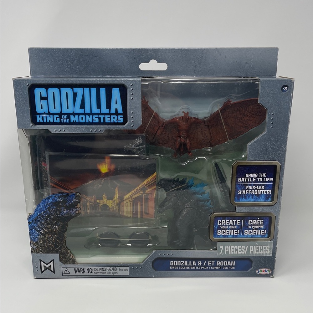 Jakks Pacific - Godzilla - King of the Monsters & ET Rodan - 95842 - New